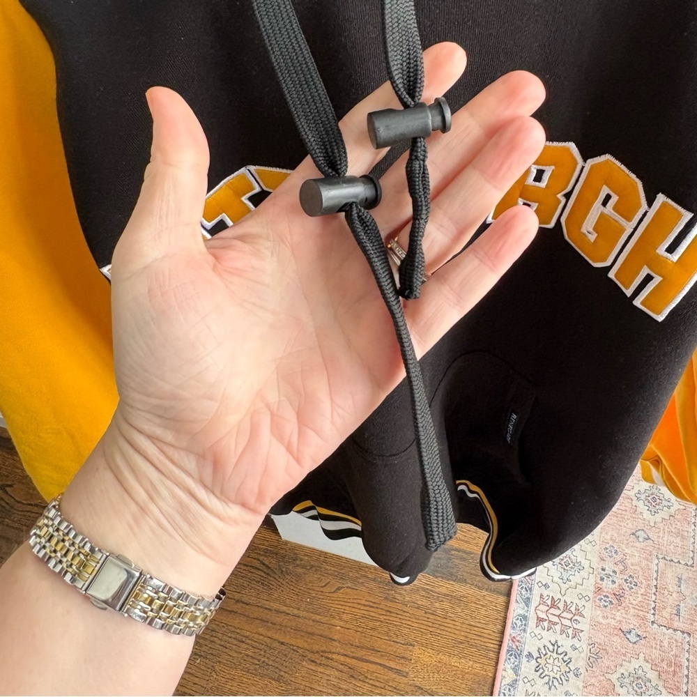 Renegade Black and Gold Pittsburgh Hoodie - Picture 3 of 6